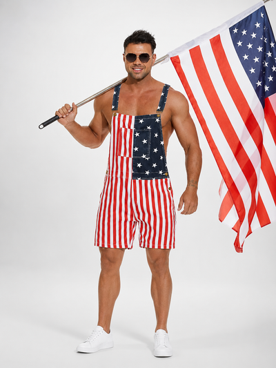 USA 4th of July Overalls